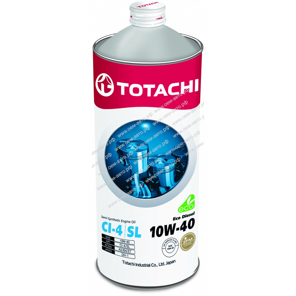 Купить Totachi Eco Diesel CI-4/CH-4/SL 10W40 1л масло моторное | масло  Тотачи Эко Дизель 10W40